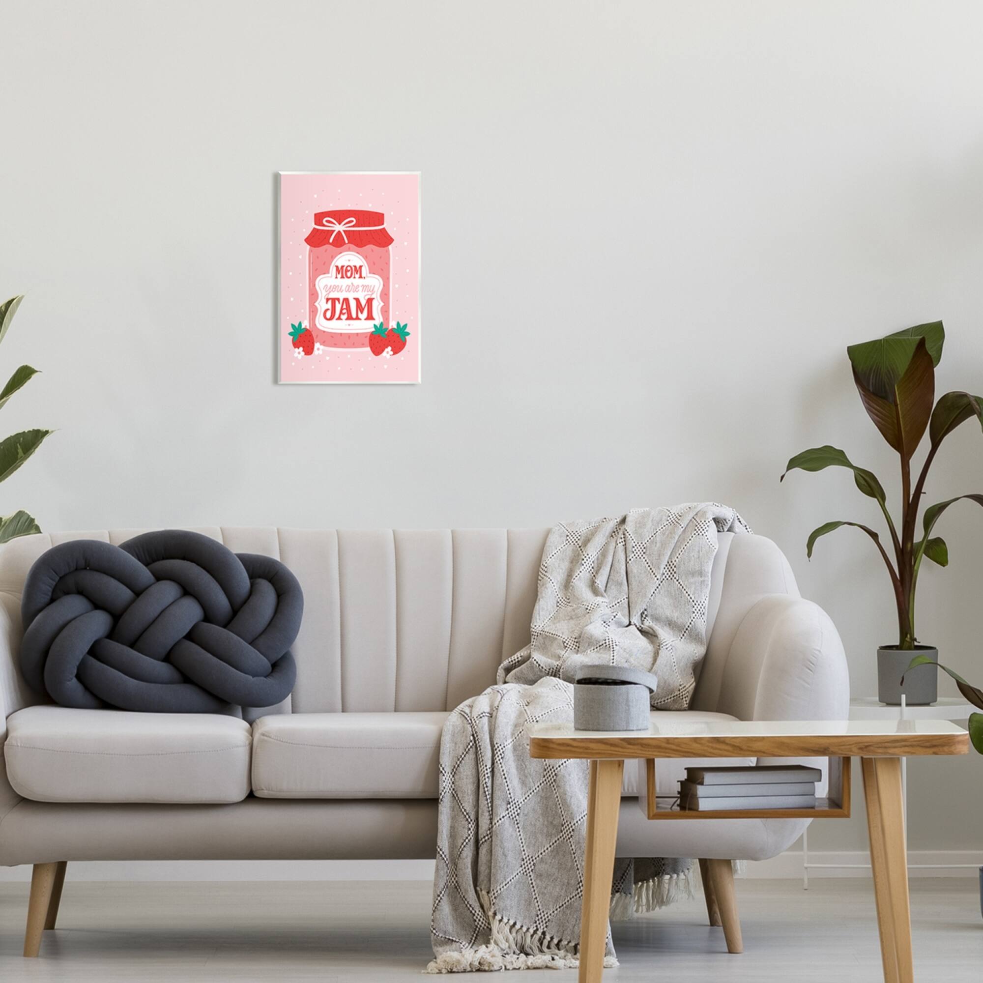 Stupell Industries Mom You Are My Jam Phrase Wall Plaque Art